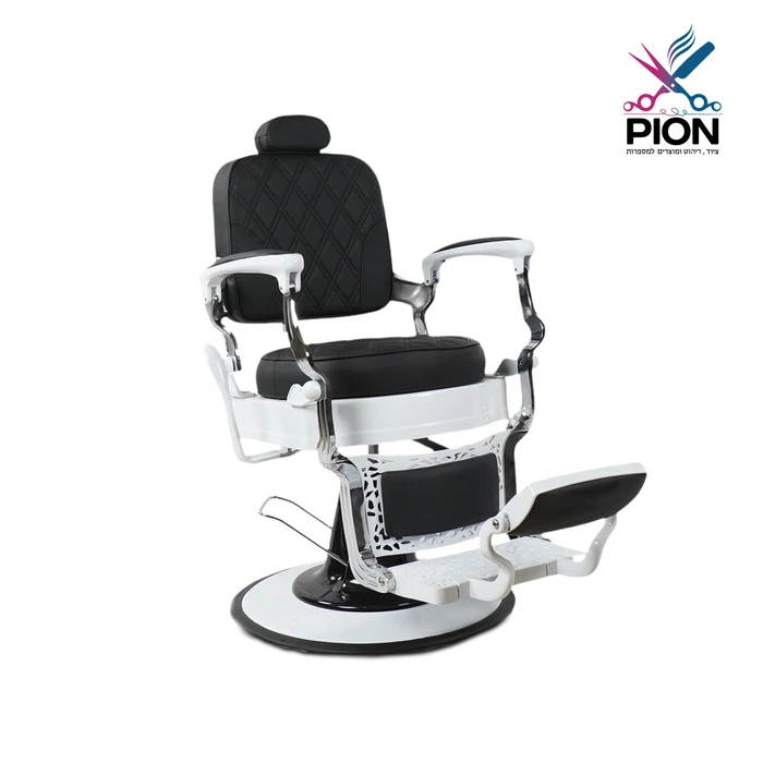 כיסא למספרה לב לבן