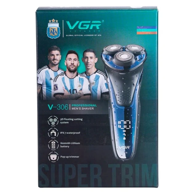 מכונת גילוח חשמלית לגברים VGR V-306