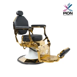 כיסא למספרה יהלום זהב